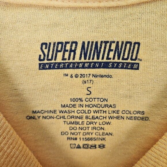 Super Nintendo The Legend Of Zelda A Link To The Past Shirt Men's Size S Yellow - Picture 8 of 10